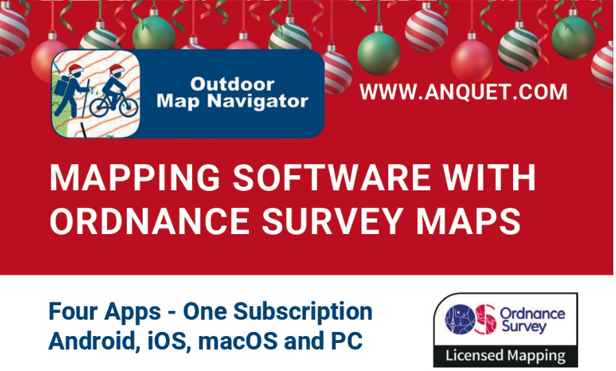 Anquet Maps GB Premium Plus Gift Subscription Scratch Card